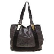 Pre-owned Leather totes Chloé Pre-owned , Gray , Dames