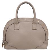 Pre-owned Leather handbags MCM Pre-owned , Beige , Dames