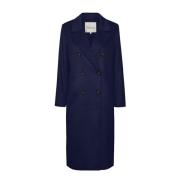 Baritone Blue Jas met Klassieke Silhouet My Essential Wardrobe , Blue ...