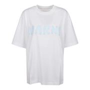 Witte Lily T-Shirt Marni , White , Dames