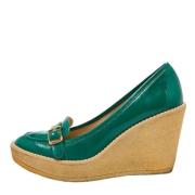 Pre-owned Fabric heels Stella McCartney Pre-owned , Green , Dames