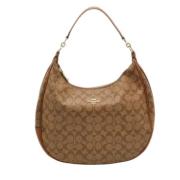 Pre-owned Coated canvas handbags Coach Pre-owned , Brown , Dames