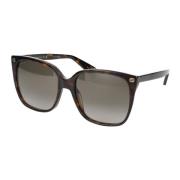 Stijlvolle zonnebril Gg0022S Gucci , Brown , Dames