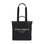 Nylon Winkeltas Dolce & Gabbana , Black , Heren