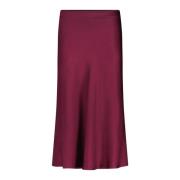 Elegante Midi Rok Drykorn , Purple , Dames