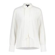 Blouse met banddetail Marc Cain , White , Dames