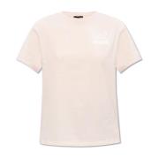 T-shirt met logo Emporio Armani EA7 , Pink , Dames