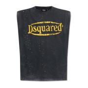 Mouwloos T-shirt Dsquared2 , Gray , Heren