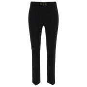 Zwarte Broek voor Vrouwen Twinset , Black , Dames