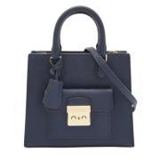 Pre-owned Leather totes Michael Kors Pre-owned , Blue , Dames