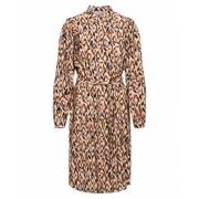 Avril Animal Jurk &Co Woman , Beige , Dames