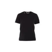 Zwart T-shirt met Pixel Logo Patch Comme des Garçons Play , Black , Da...