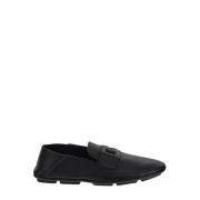 Luxe Leren Loafers voor Heren Dolce & Gabbana , Black , Heren
