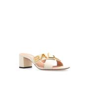 Leather mules Bally , Beige , Dames