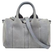 Pre-owned Suede handbags Alexander Wang Pre-owned , Gray , Dames