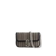 The Monogram J Marc Mini Schoudertas Marc Jacobs , Black , Dames