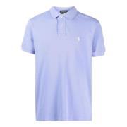 Paarse Katoenen Polo Shirt met Geborduurd Logo Ralph Lauren , Purple ,...
