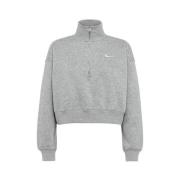 Comfortabele en stijlvolle sweatshirt Nike , Gray , Dames