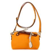 Pre-owned Leather fendi-bags Fendi Vintage , Orange , Dames