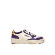 Vintage Leren Sneakers Autry , Purple , Dames