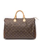 Pre-owned Canvas handbags Louis Vuitton Vintage , Brown , Dames