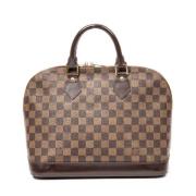 Pre-owned Fabric handbags Louis Vuitton Vintage , Brown , Dames