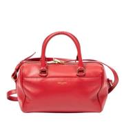 Pre-owned Leather shoulder-bags Yves Saint Laurent Vintage , Red , Dam...