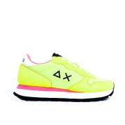 Stijlvolle Ally Solid Sneakers Sun68 , Yellow , Dames