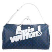 Pre-owned Canvas louis-vuitton-bags Louis Vuitton Vintage , Blue , Dam...