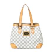 Pre-owned Fabric louis-vuitton-bags Louis Vuitton Vintage , White , Da...