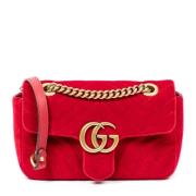 Pre-owned Leather gucci-bags Gucci Vintage , Red , Dames