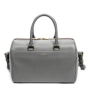 Pre-owned Leather shoulder-bags Yves Saint Laurent Vintage , Gray , Da...