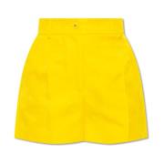 Jacquard shorts Dolce & Gabbana , Yellow , Dames