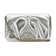 Zilveren Leren Seal Schoudertas Alexander McQueen , Gray , Dames