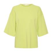 Lime Sorbet Gebreid T-shirt InWear , Green , Dames