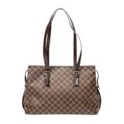 Pre-owned Fabric louis-vuitton-bags Louis Vuitton Vintage , Brown , Da...