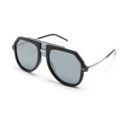 Dg6195 5016G Sunglasses Dolce & Gabbana , Black , Heren