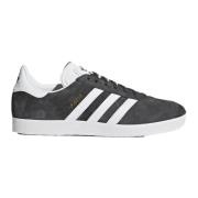Klassieke Adidas Gazelle Sneakers - Donkergrijs/Wit/Goud Metallic Adid...
