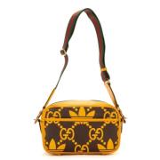 Pre-owned Leather gucci-bags Gucci Vintage , Yellow , Dames