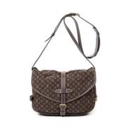 Pre-owned Fabric louis-vuitton-bags Louis Vuitton Vintage , Brown , Da...