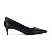 Alina Flex Kitten Pump in zwart leer Michael Kors , Black , Dames