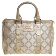 Pre-owned Canvas handbags Versace Pre-owned , Beige , Dames