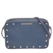 Pre-owned Leather shoulder-bags Michael Kors Pre-owned , Blue , Dames