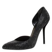 Pre-owned Suede heels Gucci Vintage , Black , Dames