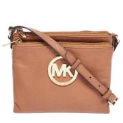 Pre-owned Leather shoulder-bags Michael Kors Pre-owned , Brown , Dames