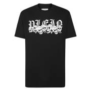 Zwarte T-shirts en Polos Philipp Plein , Black , Heren