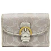 Pre-owned Canvas wallets Coach Pre-owned , Gray , Dames