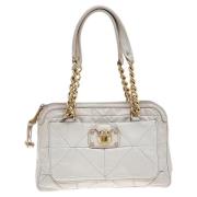 Pre-owned Leather shoulder-bags Marc Jacobs Pre-owned , White , Dames