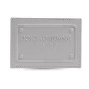 Kaarthouder met logo Dolce & Gabbana , Gray , Heren