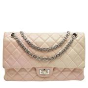 Pre-owned Leather chanel-bags Chanel Vintage , Pink , Dames